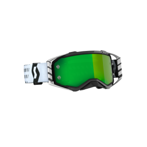 SCOTT Prospect Brille verspiegel unisex (weiß/schwarz/grün)