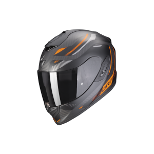 Scorpion EXO-1400 EVO Carbon Air Kydra Integralhelm (schwarzmatt/carbon/orange)
