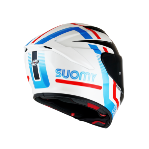 Suomy Track-1 Ninety Seven Motorradhelm (weiß/blau/rot)