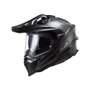 LS2 MX701 Explorer Carbon Solid Helm unisex (Carbon/Schwarz)