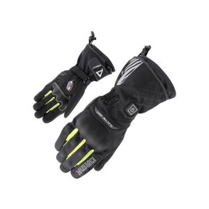 Orina Tesla Motorradhandschuh beheizbare Handschuhe incl. Akku unisex (schwarz/neongelb)