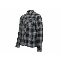 Kaufen Sie Hemd Bores Lumber Jack Shirt mit Aramid-Gewebe von Motopoint in Grau/Schwarz/Weiß Kategorie Jacken bei UOS Demo Shop