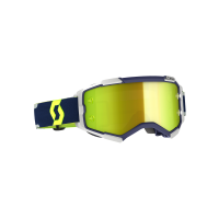 Scott Fury Motorradbrille (verspiegelt | blau / grau / gelb)