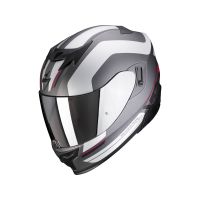 Kaufen Sie Helm Scorpion EXO-520 Air Lemans von SCORPION SPORTS EUROPE in Silbermatt/Rot Kategorie Integral Helme bei UOS Demo Shop
