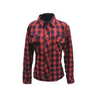 Kaufen Sie Hemd Bores Lumber Jack LADY Shirt mit Aramid-Gewebe von Motopoint in Rot/Blau Kategorie Jacken bei UOS Demo Shop