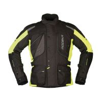 Kaufen Sie Tex-Jacke Modeka Aeris von Modeka in Schwarz/Gelb Kategorie Jacken bei UOS Demo Shop