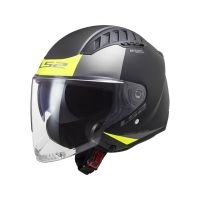 Kaufen Sie Helm LS2 OF600 Copter Urbane Matt von Tech Design Team S.L. in Schwarzmatt/Gelbfluomatt Kategorie Jet Helme -mit Visier- bei UOS Demo Shop