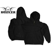 Kaufen Sie Hoody ROKKER Zip von Rokker LTD in Schwarz Kategorie Freizeitbekleidung bei UOS Demo Shop